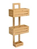 Półka MANILA bambusowa 3 poziomy do kuchni i łazienki