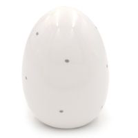 Jajko jajeczko Wielkanocne ceramiczne figurka do stroika 8 cm BIAŁE