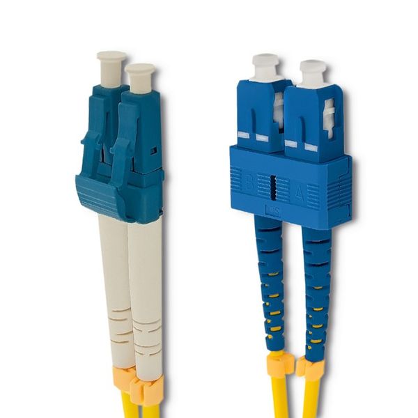 Qoltec Patchcord światłowodowy SC/UPC-LC/UPC SM 9/125 G652D Duplex 5m zdjęcie 2