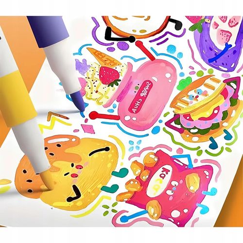 MARKERY AKRYLOWE PISAKI do KAMIENI UBRAŃ FLAMASTRY MAZAKI WODOODPORNE 24szt na Arena.pl