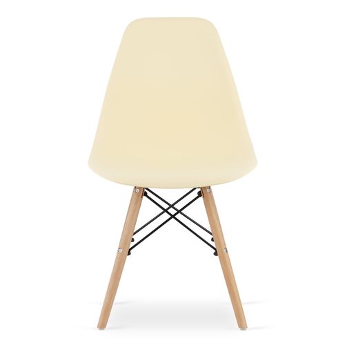 Krzesło OSAKA kremowe / nogi naturalne x 3 na Arena.pl
