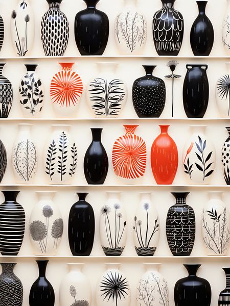 Plakat 60x80cm Gliniana Harmonia zdjęcie 1