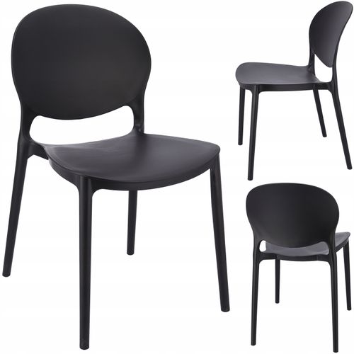 Krzesło JUSTIN czarne na Arena.pl