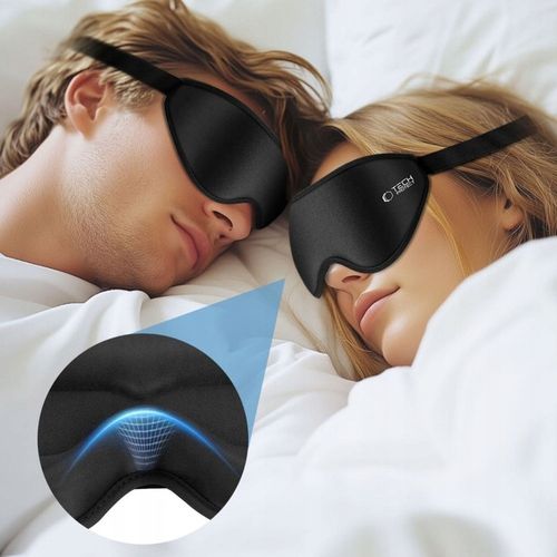 TECH-PROTECT EYESHADE SLEEP MASK MATTE BLACK na Arena.pl