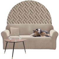 POKROWIEC NA KANAPĘ SOFĘ  JODEŁKA 145-185 BEŻOWY