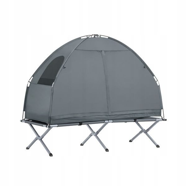 SoBuy Namiot Wodoodporny Leżak 1 Osoby Kempingowy Turystyczny OGS32-HG zdjęcie 12