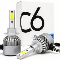 Zestaw LED COB H1 72W 8000 lm żarówki DZIEŃ/NOC