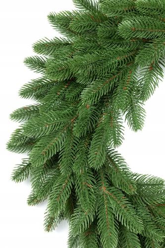 Wianek Świąteczny 100% PE ŚWIERK 3D REAL TREE 60cm Naturalny wygląd KOMINEK na Arena.pl