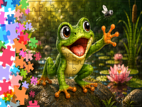 Puzzle tradycyjne - Wesołe Zwierzątka