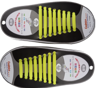 Sznurówki SILIKONOWE para 16 szt. bez wiązania