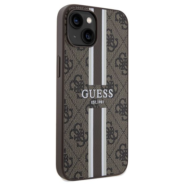 Etui Guess do iPhone 15, iPhone 14, iPhone 13, Brązowy, MagSafe zdjęcie 4