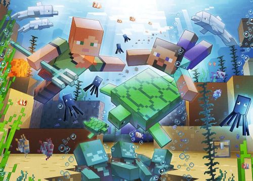 Puzzle 1000 Elementów Minecraft Mozaika na Arena.pl