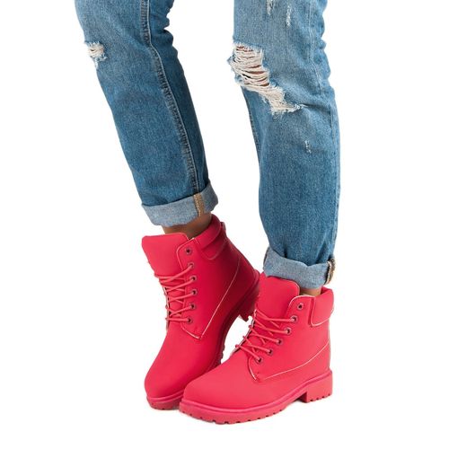 Czerwone traperki r.37 na Arena.pl