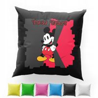 POSZEWKA Z NADRUKIEM BAWEŁNIANA 40x40CM - MYSZKA MIKI MICKEY BAJKA