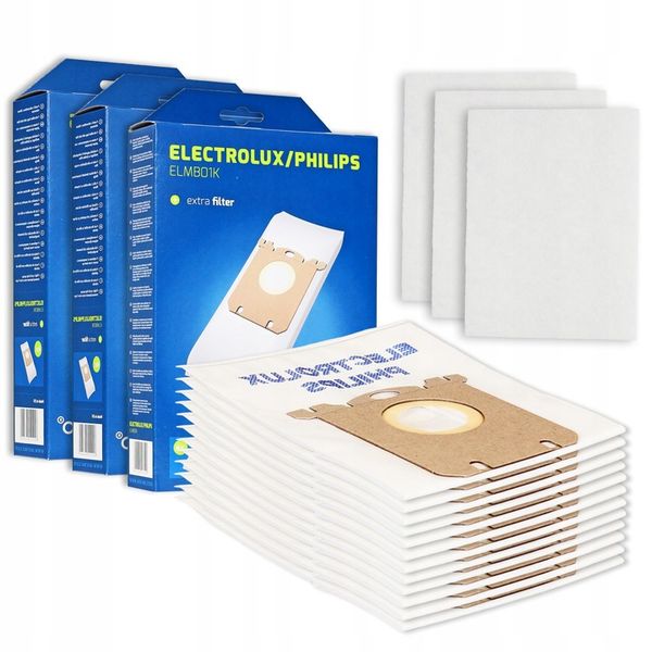 12x WORKI DO ODKURZACZA ELEKTROLUX PHILIPS SBAG zdjęcie 1