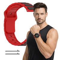 Pasek do Huawei Watch GT2 GT3 GT4 GT5 Pro GT2e 2e 46mm czerwony opaska 22mm