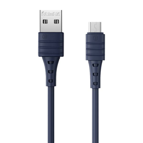 Kabel USB Micro Remax Zeron, 1m, 2.4A (niebieski) zdjęcie 1