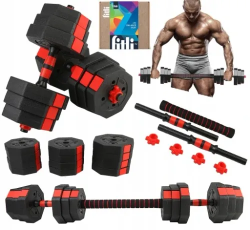 Hantle 2x10kg Bitumiczne Regulowane ZESTAW 20kg na Arena.pl