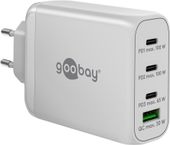 Goobay 65556 USB-C PD Multiport Quick Charger (100 W), White Goobay