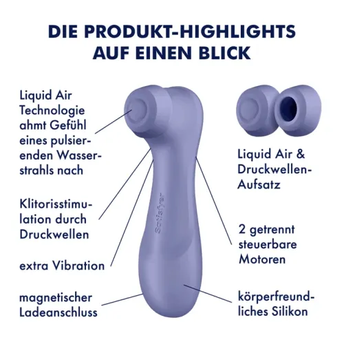 satisfyer pro 2 generation 3 violet - intuicyjny stymulator air pulse na Arena.pl