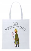 Dla Taty Tatusia Prezent Torba Eco Biała Shopper Z Nadrukiem Ze Zdjęciem