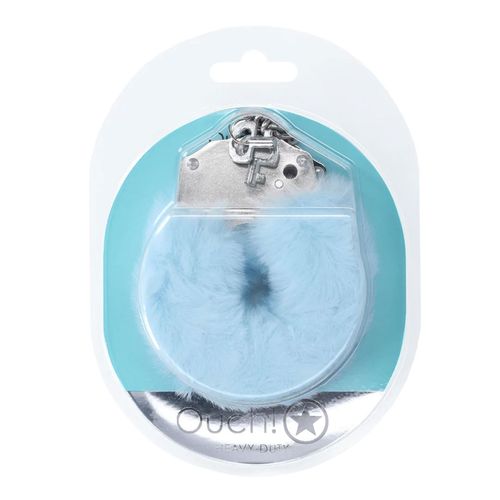 Heavy-Duty Fluffy Handcuffs - Powder Blue na Arena.pl