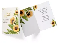Karnet B6 Pr-245 Imieniny Słoneczniki