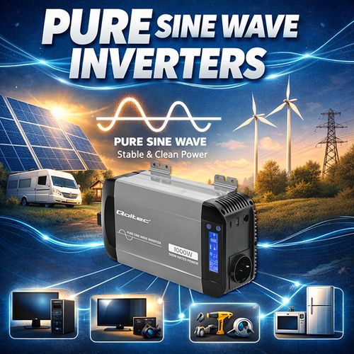 Qoltec Przetwornica 12V/230V 500W Sinus na Arena.pl