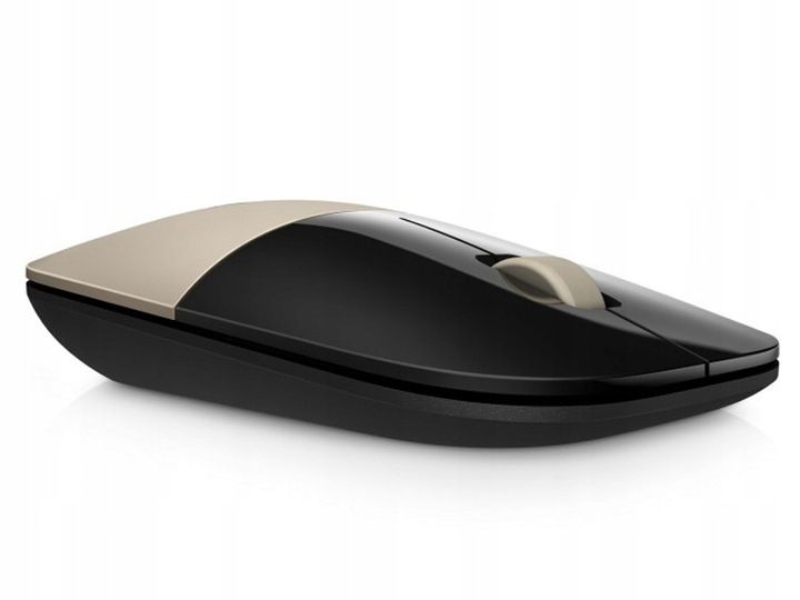 Myszka bezprzewodowa HP Z3700 żywotność baterii do 16 msc smukła złota zdjęcie 3