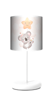 Lampa stojąca EKO - Koala z balonikiem (różowo-biała)