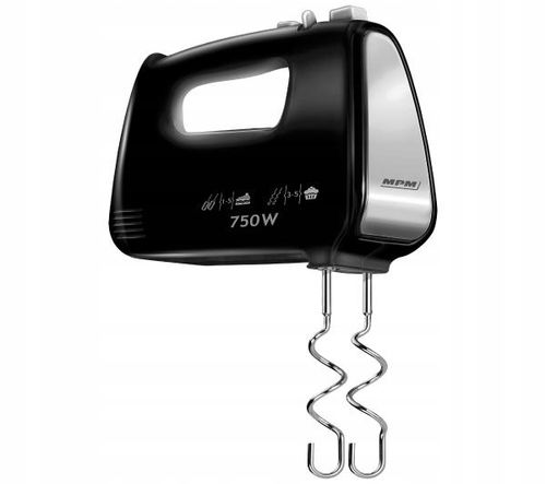 Mikser ręczny MPM MMR-19/C 750W 5 Biegów Czarny do Mieszania Ubijania na Arena.pl