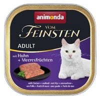 Animonda Vom Feinsten Cat Adult Z Kurczakiem I Owocami Morza Tacka 100G