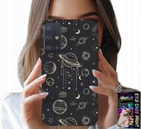 ETUI DO SAMSUNG GALAXY A51 - KOSMOS PLANETY GWIAZDY KSIĘŻYC + SZKŁO