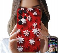 ETUI DO SAMSUNG GALAXY S23 Ultra - PŁATKI ŚNIEGU, ŚNIEG, GWIAZDKI, ŚWIĘTA