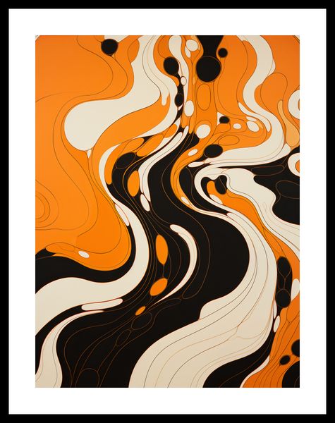 Plakat 30x40cm Tańczący Atrament zdjęcie 3