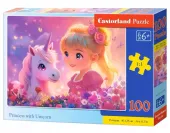Puzzle 100 Princess with Unicorn CASTOR