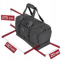 TORBA PODRÓŻNA DO SAMOLOTU RYANAIR 40x20x25 BAGAŻ PODRĘCZNY KABINOWY MOCNY