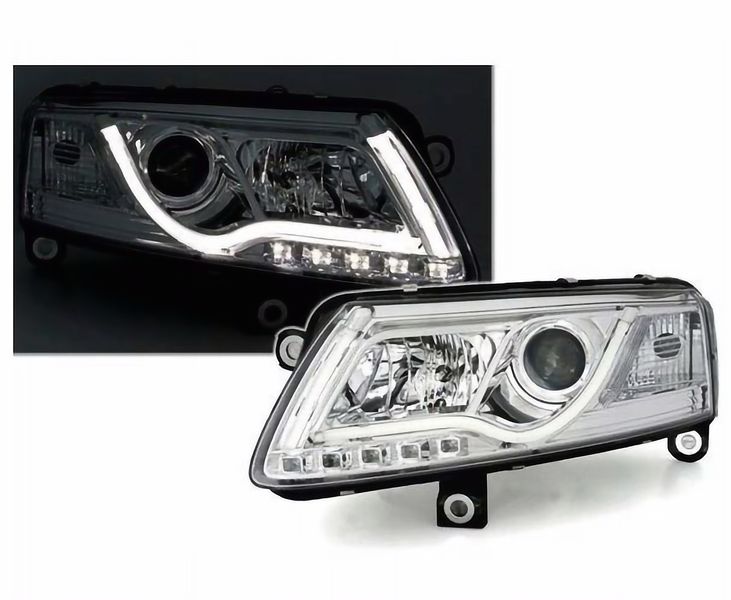 Lampy Reflektory Do AUDI A6 C6 4F OD 04.2004 DO 2008 Roku LED XENON zdjęcie 5