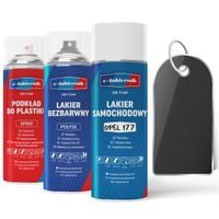 lakier samochodowy w sprayu zestaw do zderzaków opel 177 gris tech