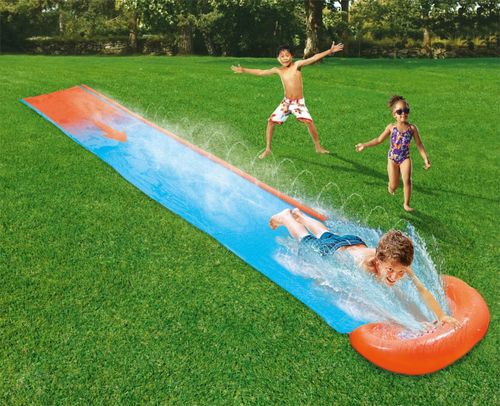 Ślizg Wodny Dla Dzieci 3+ Pojedynczy Tor 488Cm Bestway + Łatka Naprawcza na Arena.pl