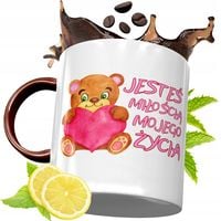 Kubek Bordowy Dla Dziewczyny Na Urodziny Prezent Z Nadrukiem Ze Zdjęciem