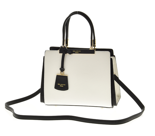 torebka gallantry – elegancja w kolorach bieli i czarnego na Arena.pl