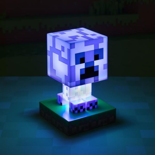 Lampka Minecraft Naładowany Creeper Ikons 3D zdjęcie 3