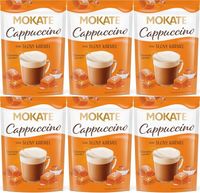 Kawa Cappuccino Instant Słony Karmel Puszysta Pianka Mokate x6