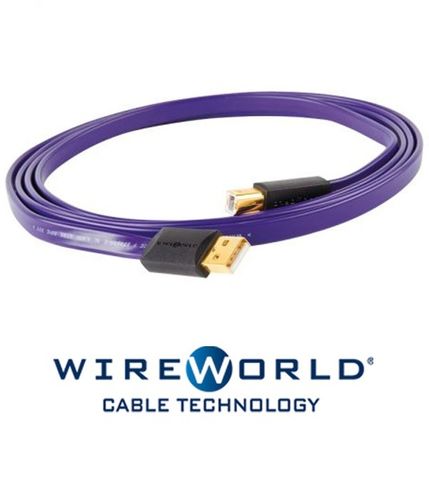 Kabel USB 2.0 A-B WireWorld Ultraviolet 2m Kolor - 2m na Arena.pl