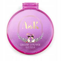 LUSTERKO personalizowane podziękowania dla gości ŚLUB WESELE inicjały data