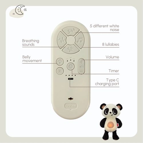 TINY LOVE TL131010 Oddychająca przytulanka Panda Snuggly Buddy na Arena.pl
