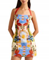 Forever New Keely Halter Neck Linen miini sukienka damska r. 42