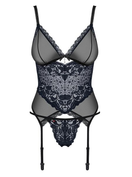 Kobiecy Gorset i Stringi - Obsessive 866-COR-1 L/XL zdjęcie 3