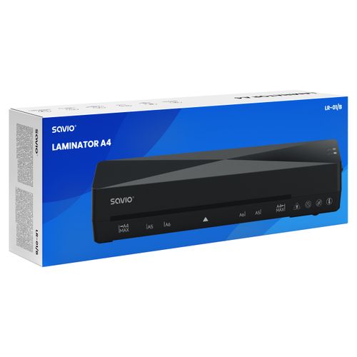 Laminator SAVIO LR-01/B A4 czarny na Arena.pl